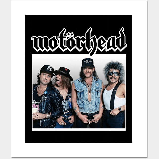 Motorhead Black White Wall Art by Pemandangan Kenangan 2000